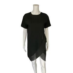 Joh Black Solid Pre-Owned Ladies New With Tags Dress - Size XS